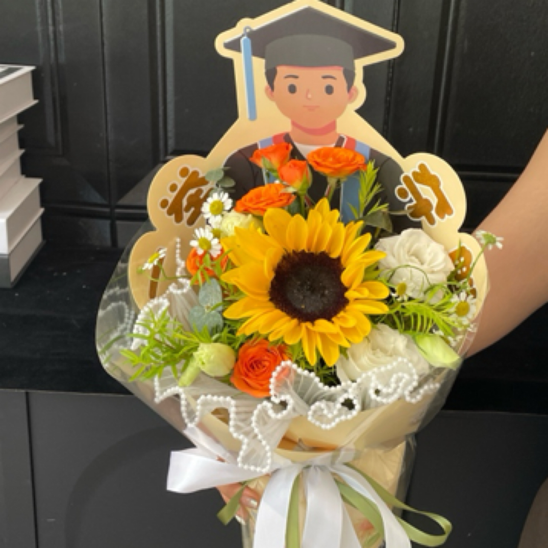 中考毕业季花束