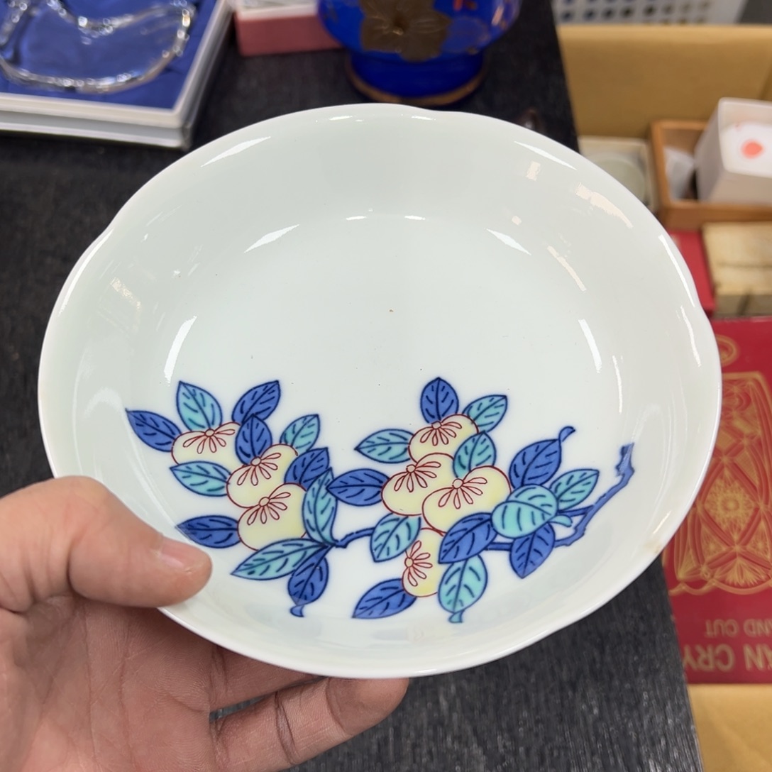 陶瓷日本中古工艺品摆件