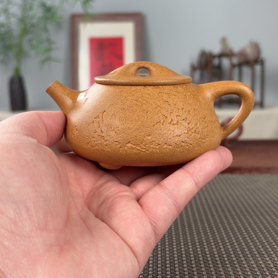 紫砂茶壶黄龙山原矿紫砂壶