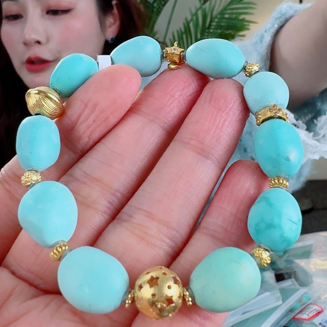 绿松石珠宝奇石未镶嵌