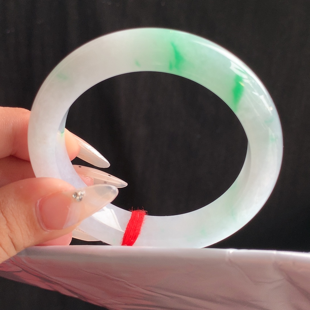 翡翠手镯未镶嵌55圈2759