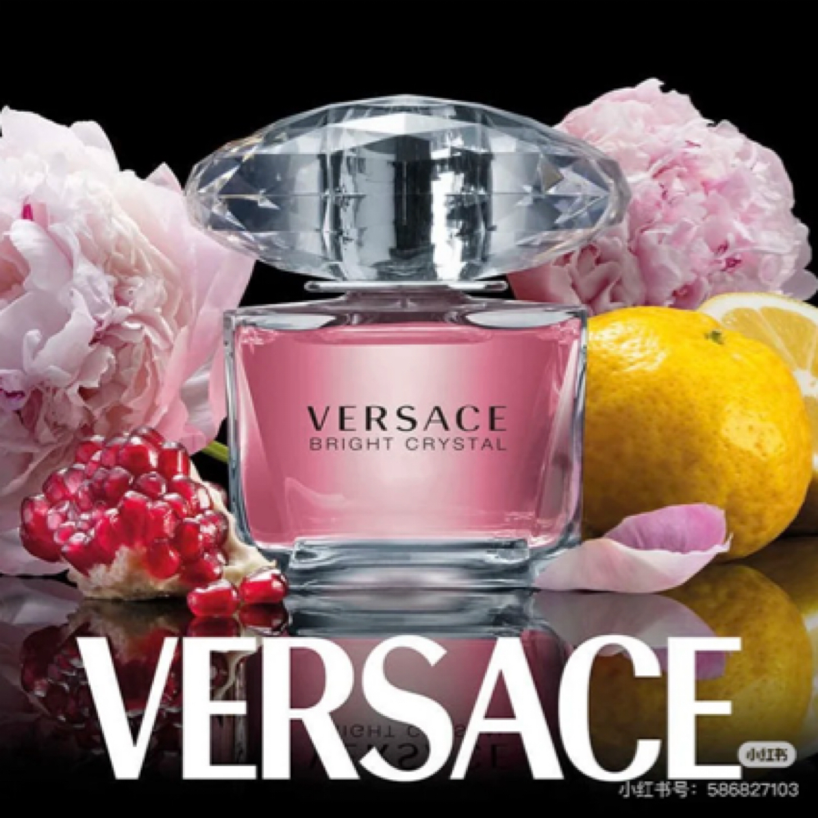 Versace/范思哲晶钻香水粉转女士淡香持久清新90ML花香果香调