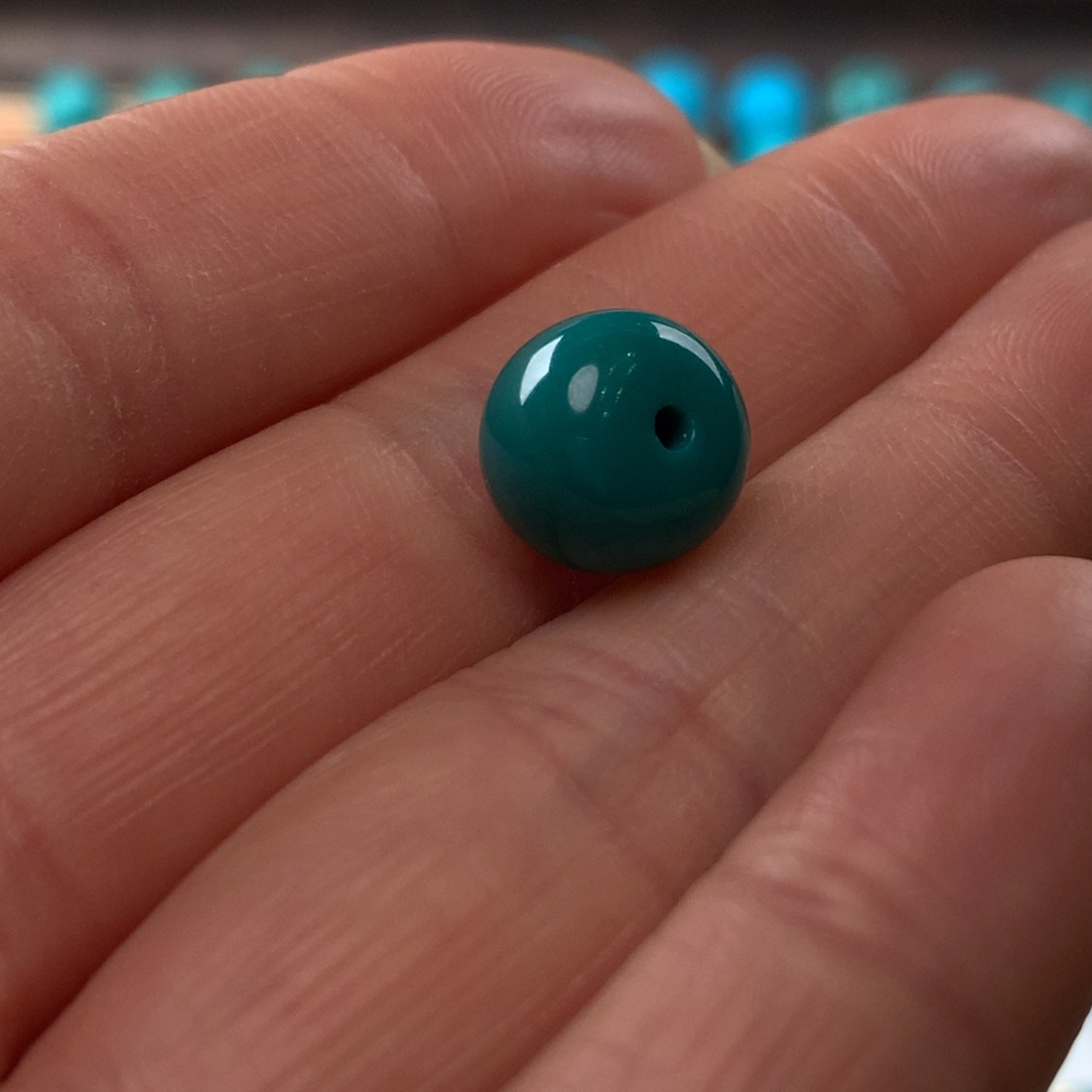 绿松石老型未镶嵌平**爸