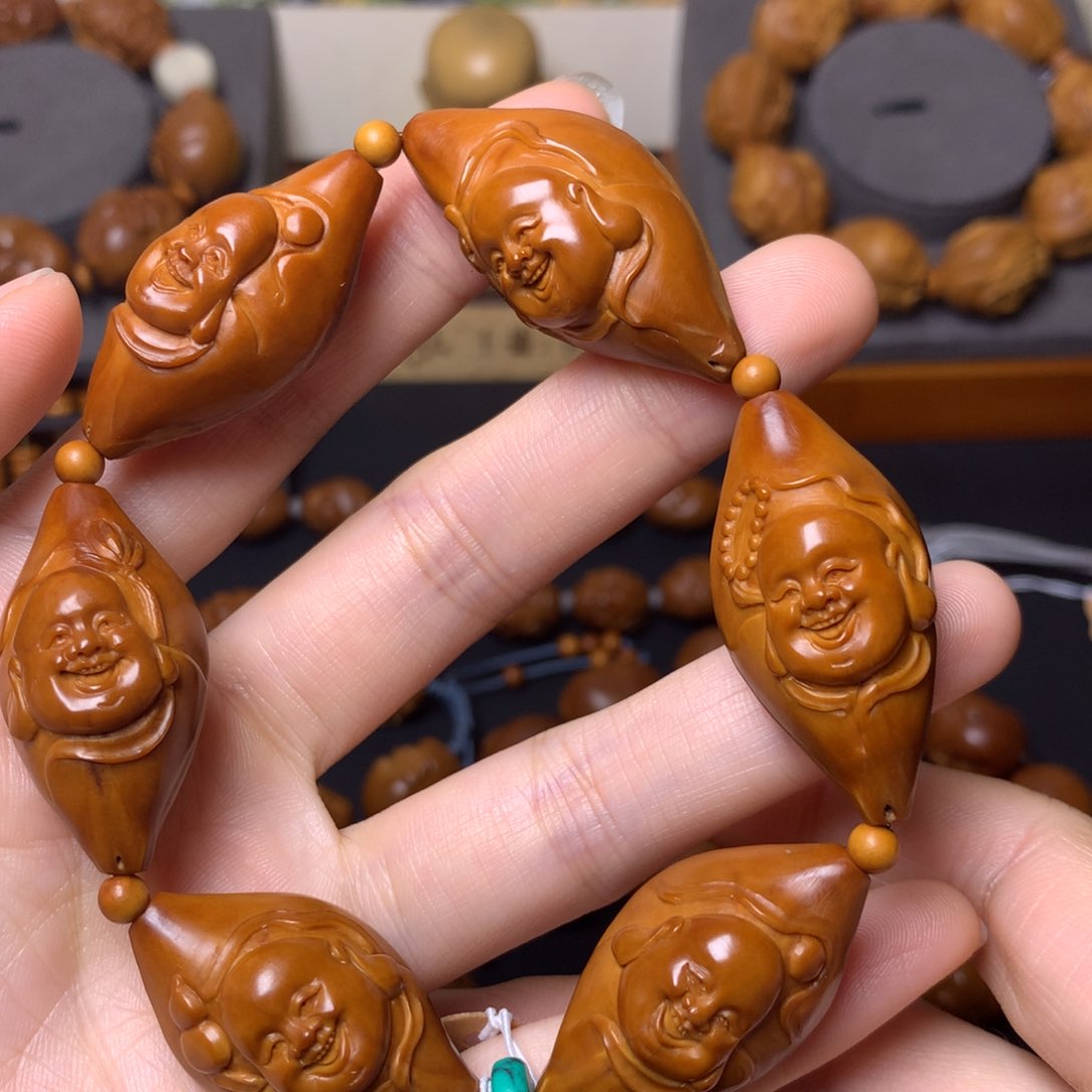 橄榄核手串/手链弥勒佛