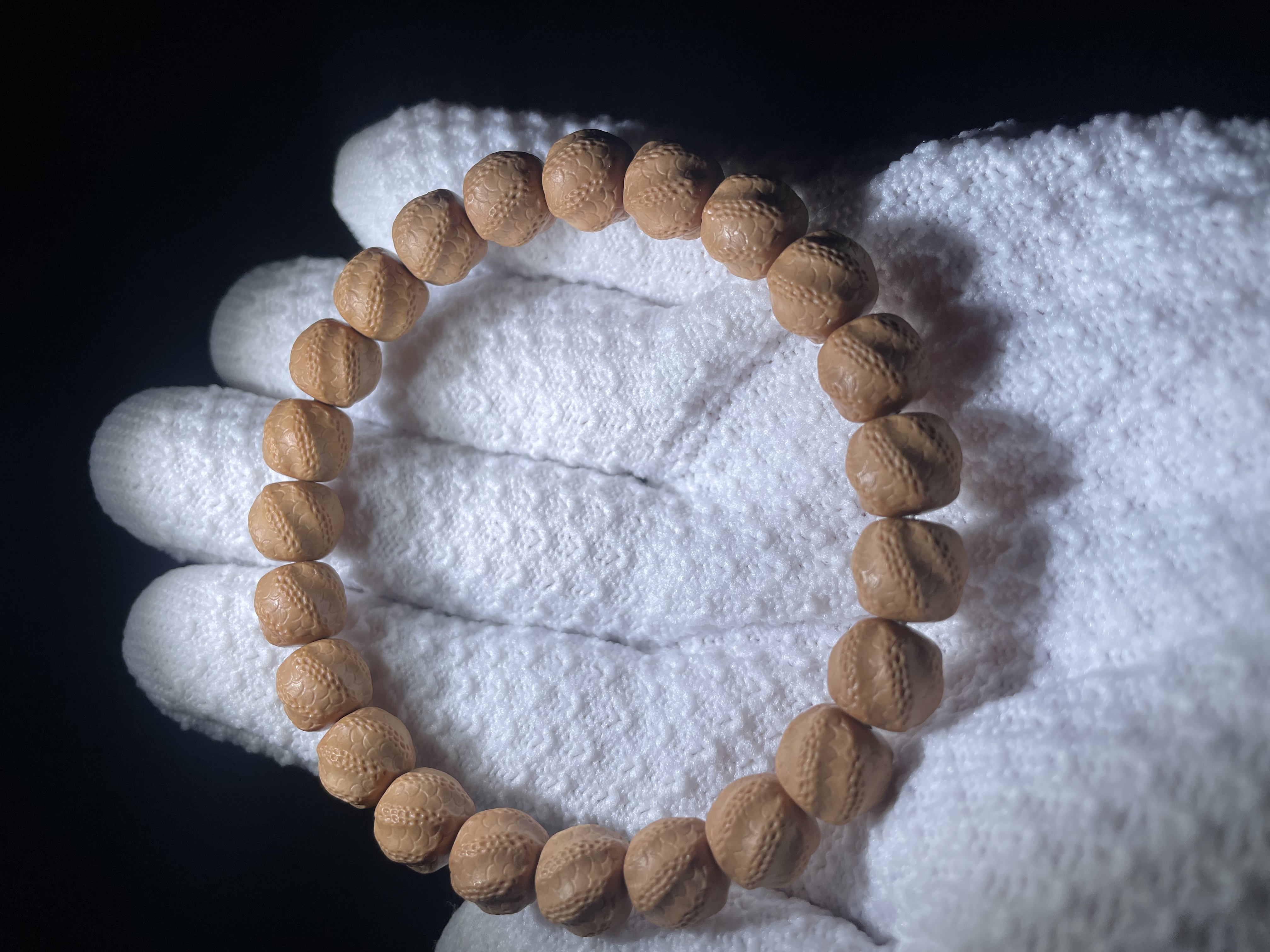 【魔都造物：手雕灵蛇听吟】核桃雕刻全品无暇精工男女文玩猴头核桃