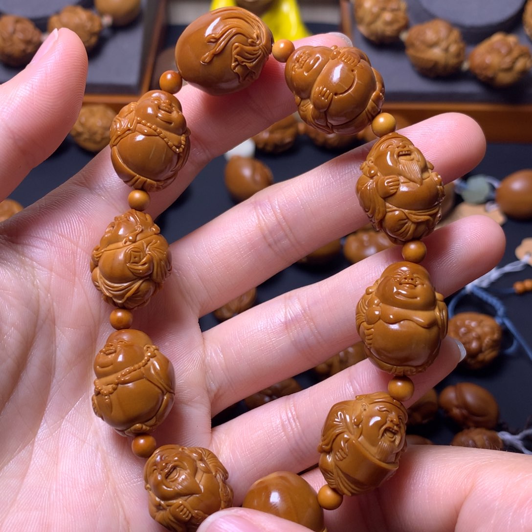 橄榄核手串/手链和气生财