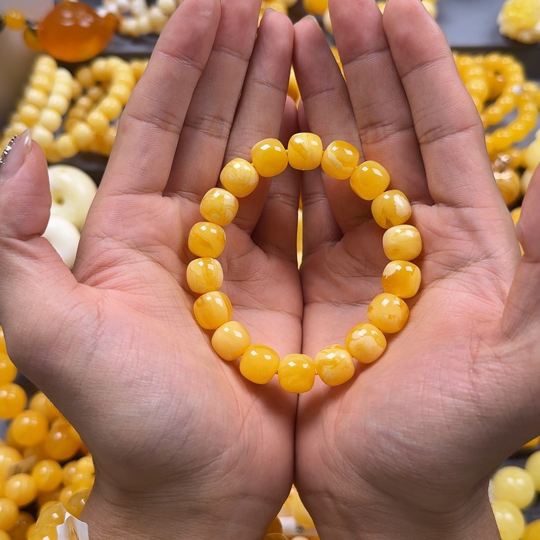 蜜蜡珠宝奇石未镶嵌同料老型12mm