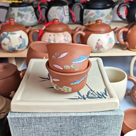 建水紫陶复烧主人杯175号50cc