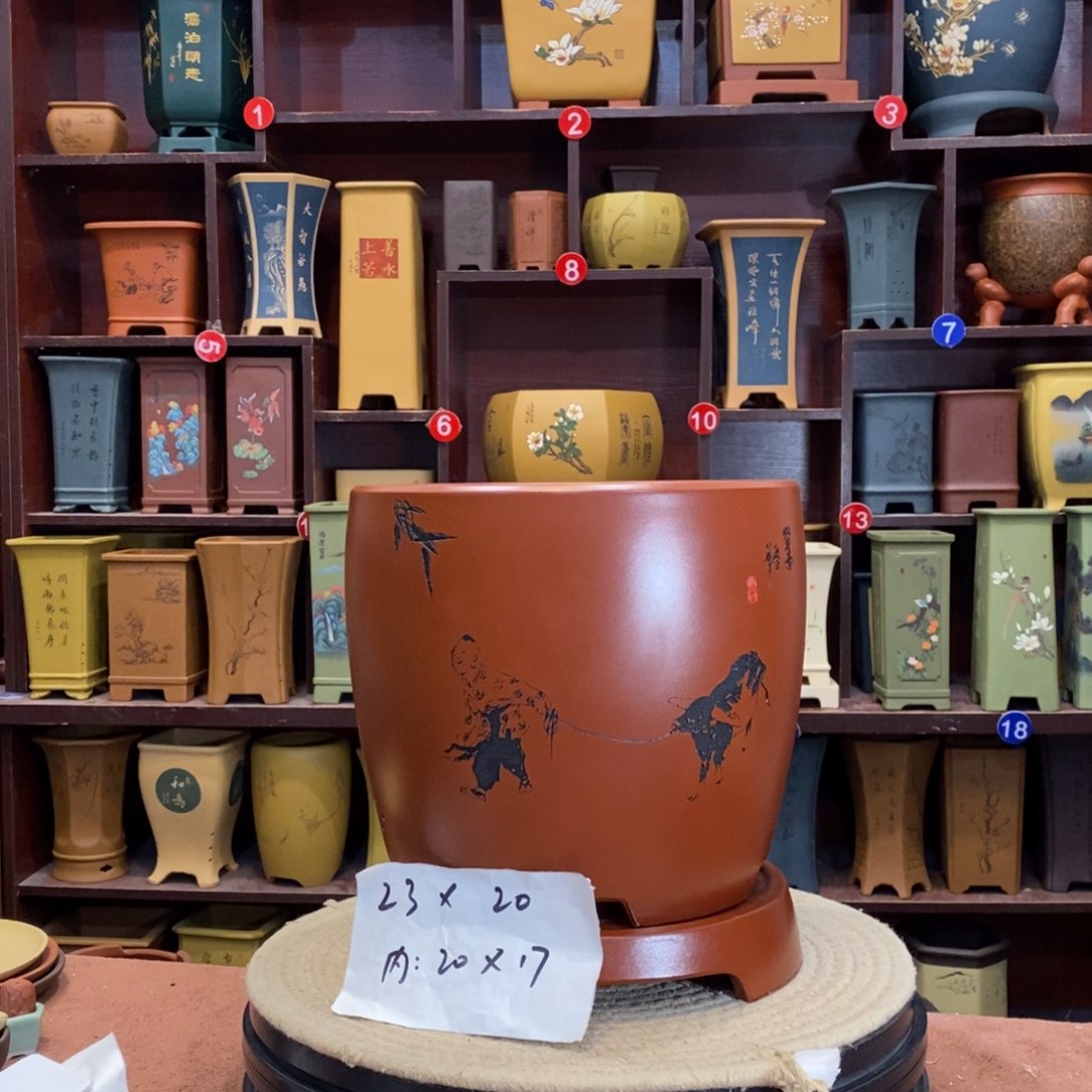 紫砂花盆紫砂艺术