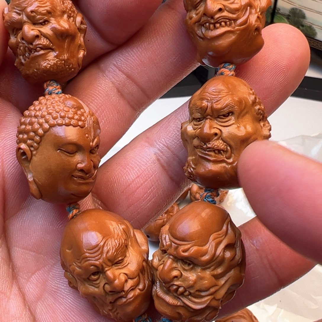 橄榄核吊坠新款一念罗汉