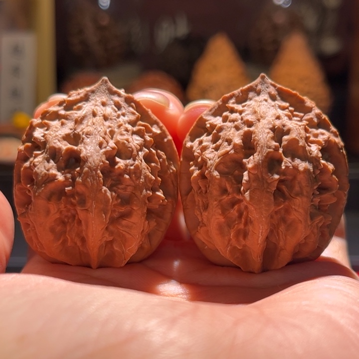 文玩核桃吊坠刺猬灯笼20