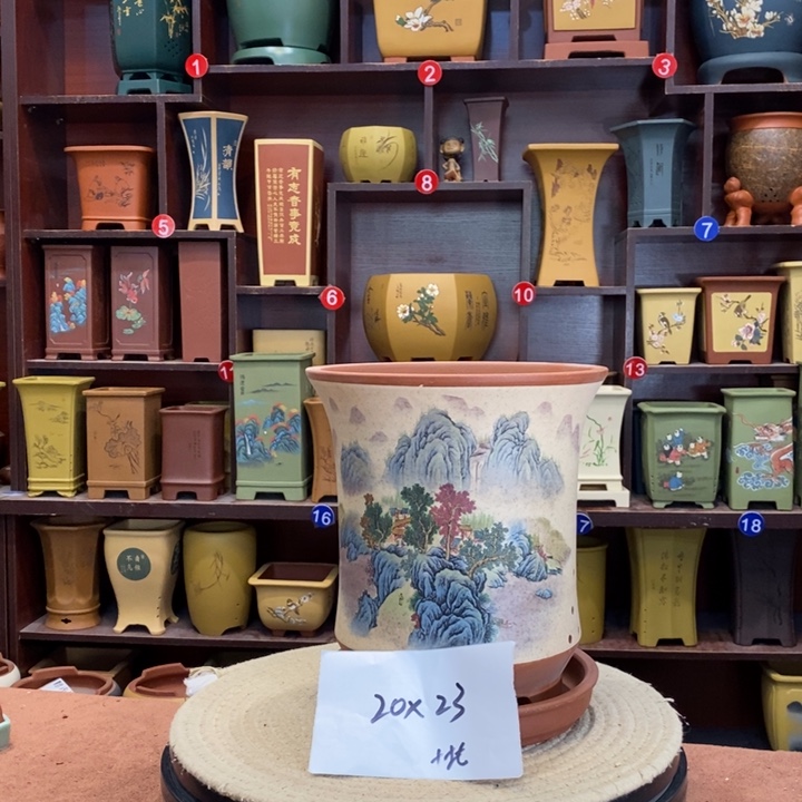 紫砂花盆紫砂花盆