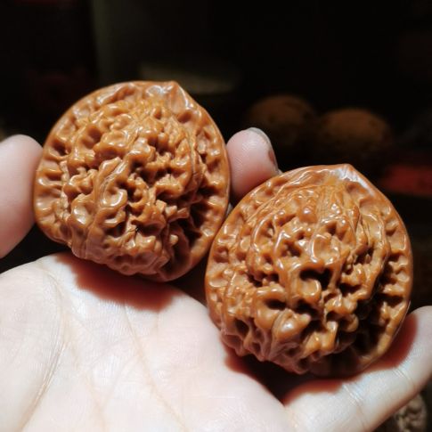 猴头核桃吊坠44官帽