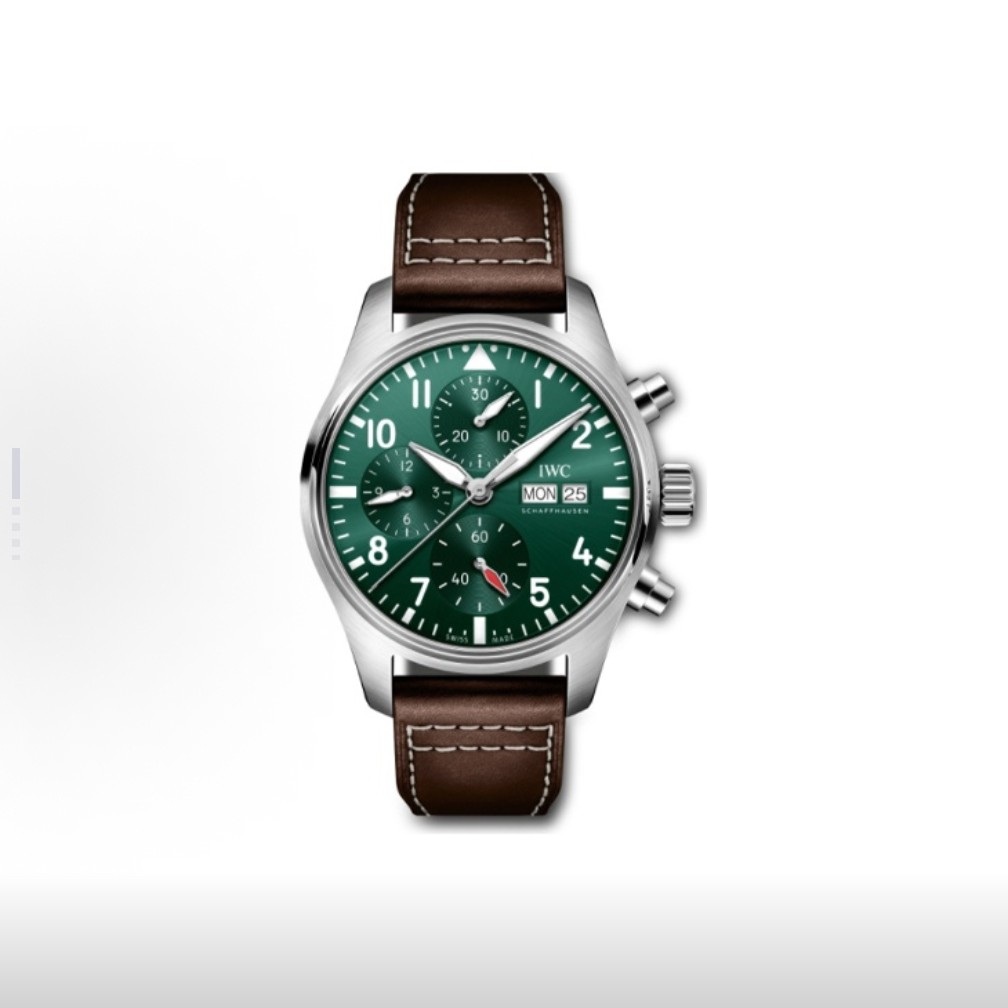 95新 IWC/万国 万国飞行员系列自动机械熊猫盘男士41表