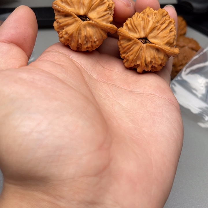 文玩核桃把件天地二爷帽