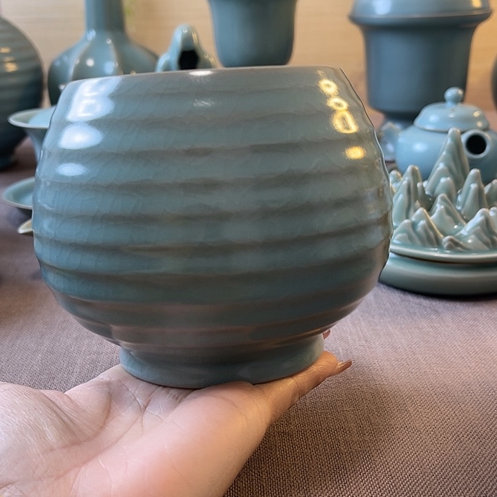 瓷片炫纹钵一一一一一