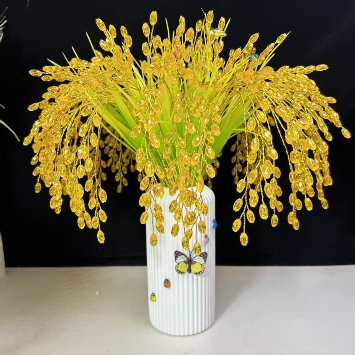 【岁岁平安】 水晶 麦穗  DIY材料包