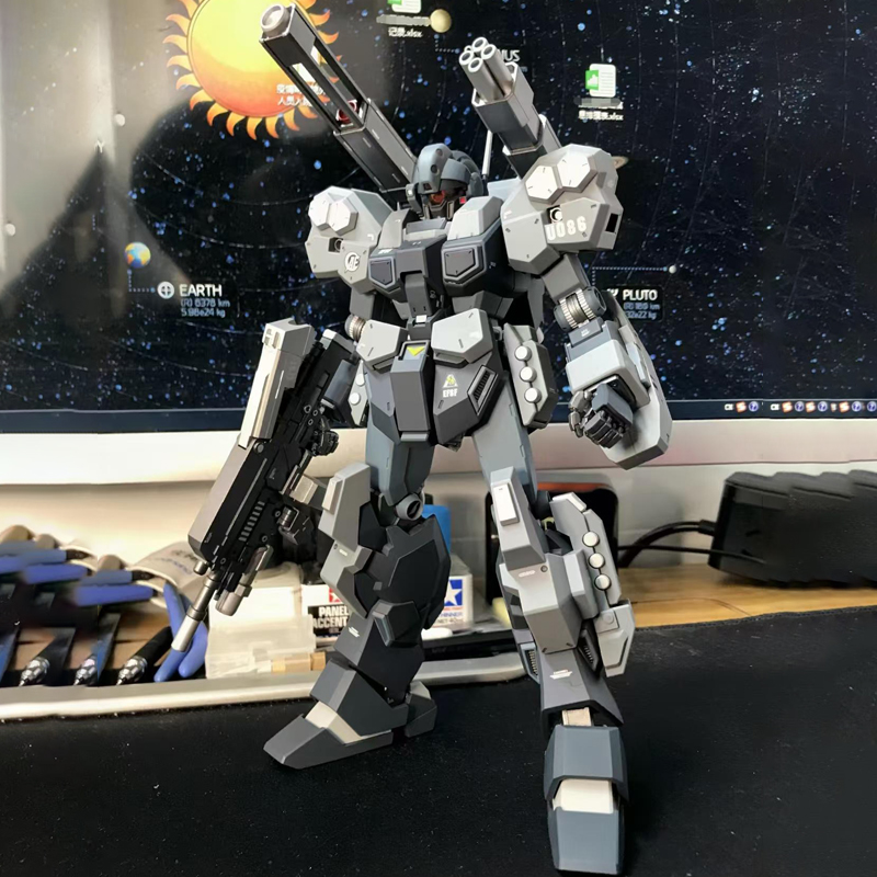 【国产拼装】杰斯塔加农 MG比例 1/100 拼装模型玩具礼物