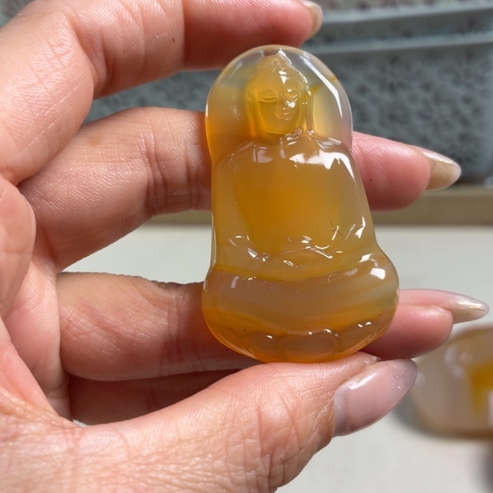 玛瑙/玉髓未镶嵌吊坠(不含链)