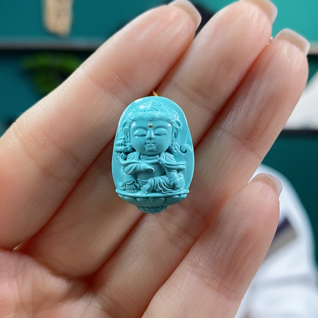 绿松石珠宝奇石未镶嵌