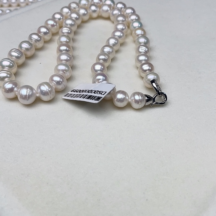 未镶嵌淡水珍珠颈饰卡9➕极光白炫彩