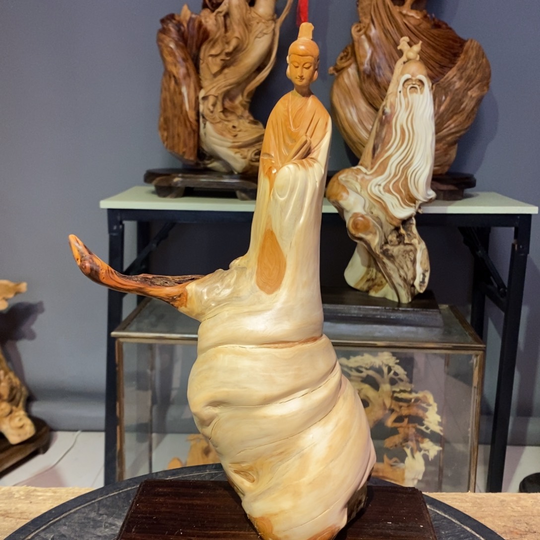 柏木（崖柏）崖柏木雕刻