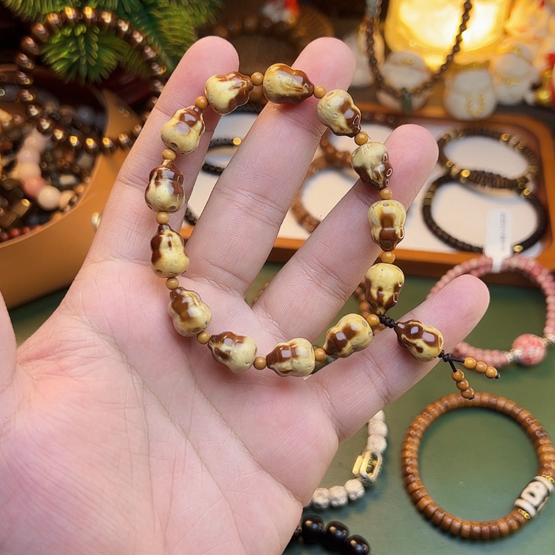 菩提根/象牙果手串紫金鼠