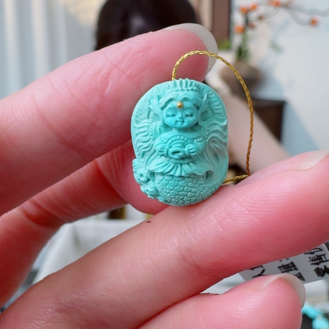 未镶嵌绿松石珠宝奇石