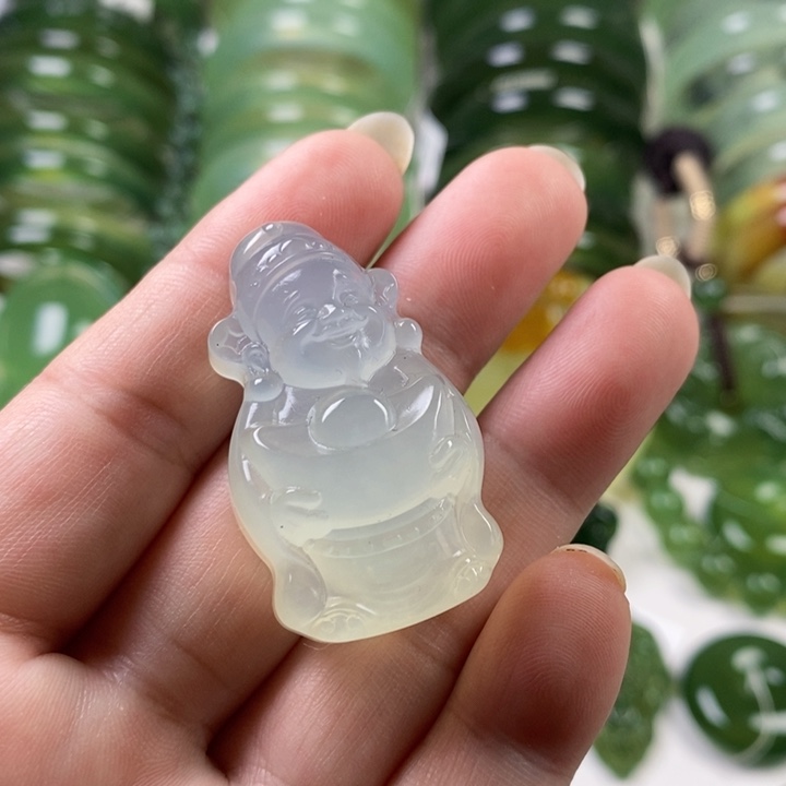 未镶嵌蛇纹石玉颈饰