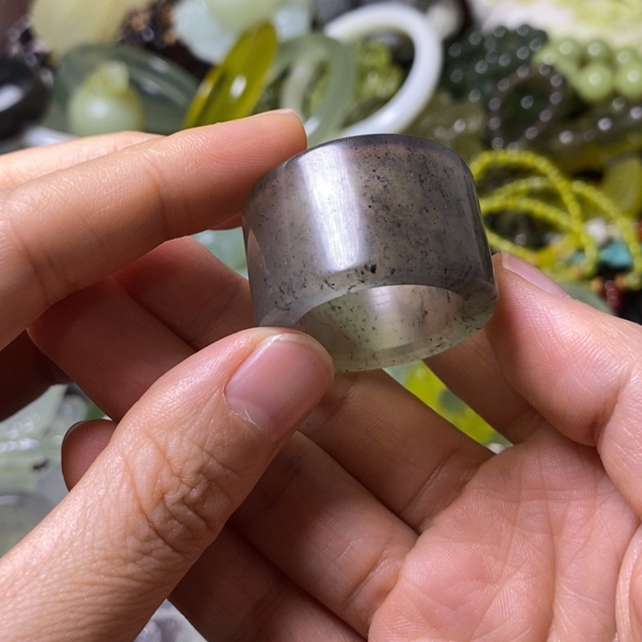 岫玉岫玉挂件未镶嵌面*匠
