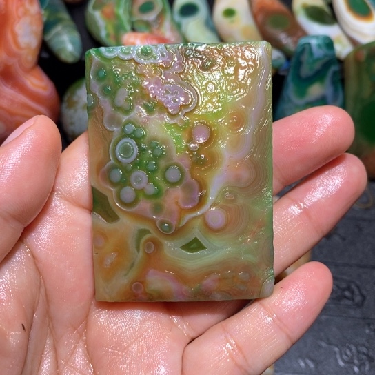 石英质玉珠宝半成品未镶嵌用****1