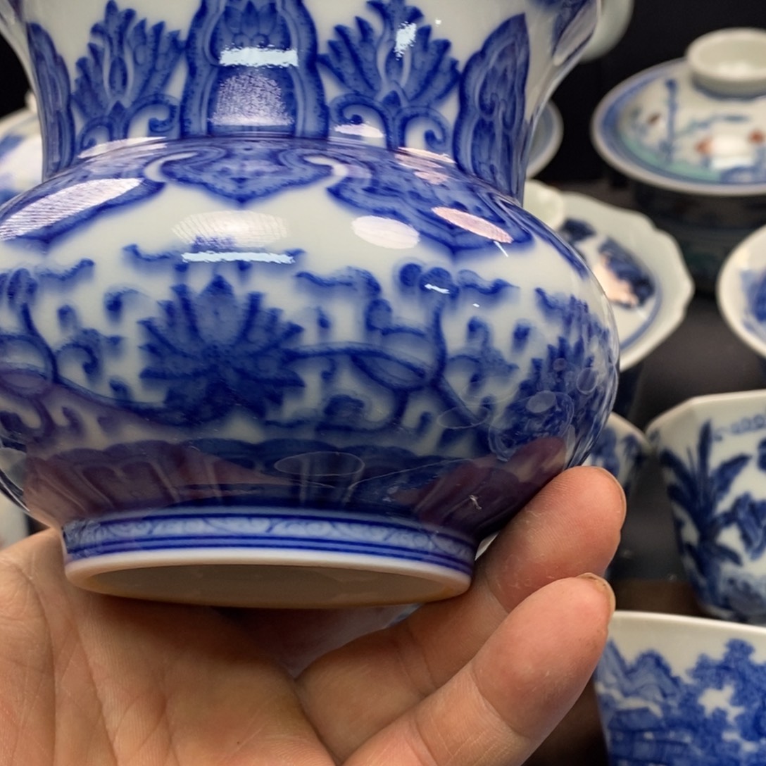 景德镇柴窑微瑕主人杯