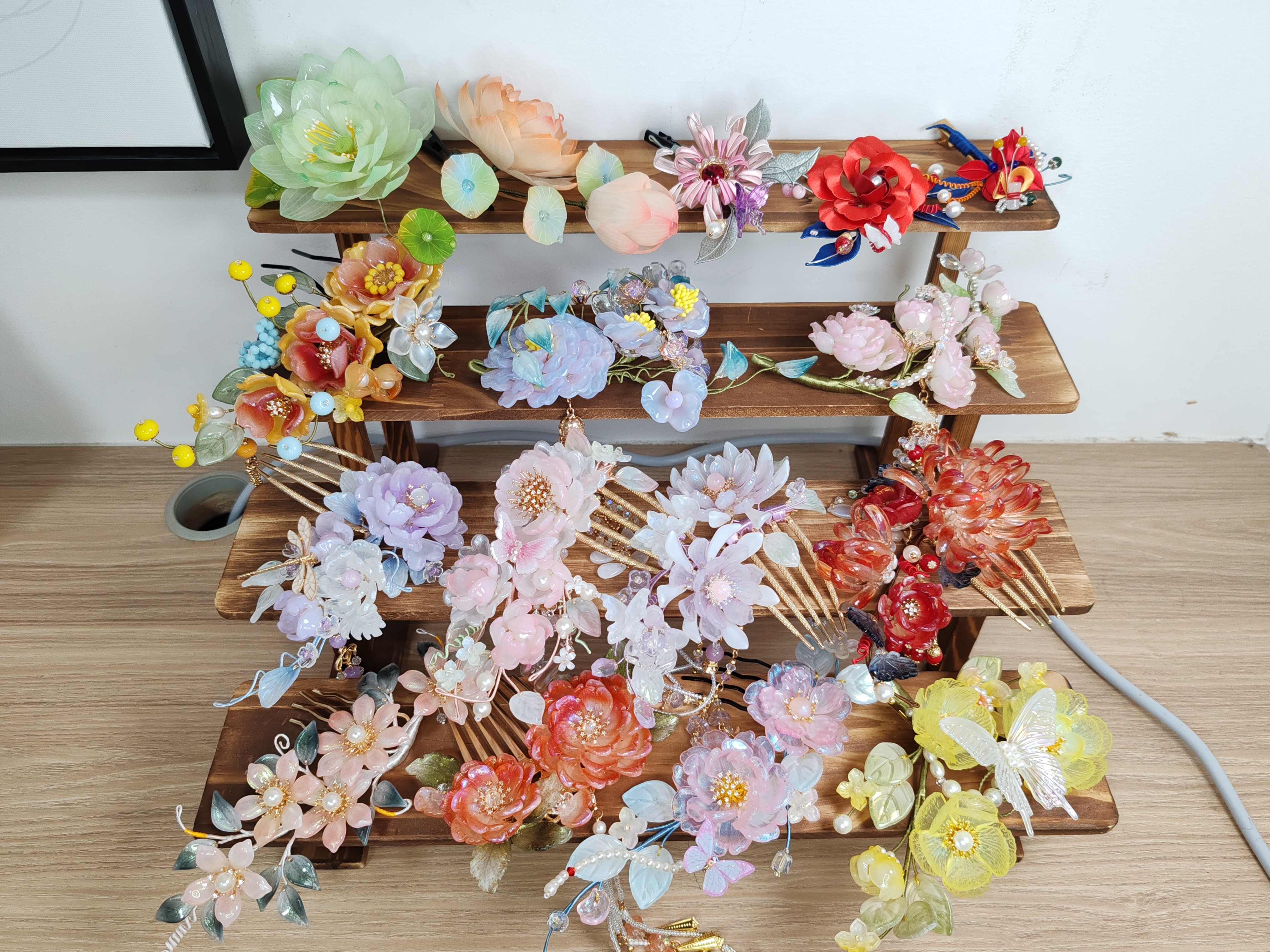 大件华丽款盲袋  汉服发簪发饰头饰饰品