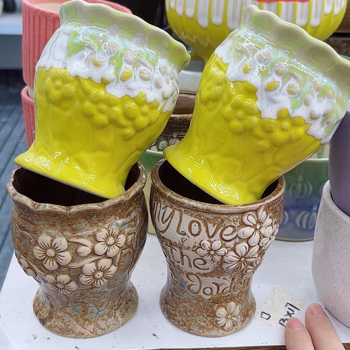 多肉绿植陶瓷花盆