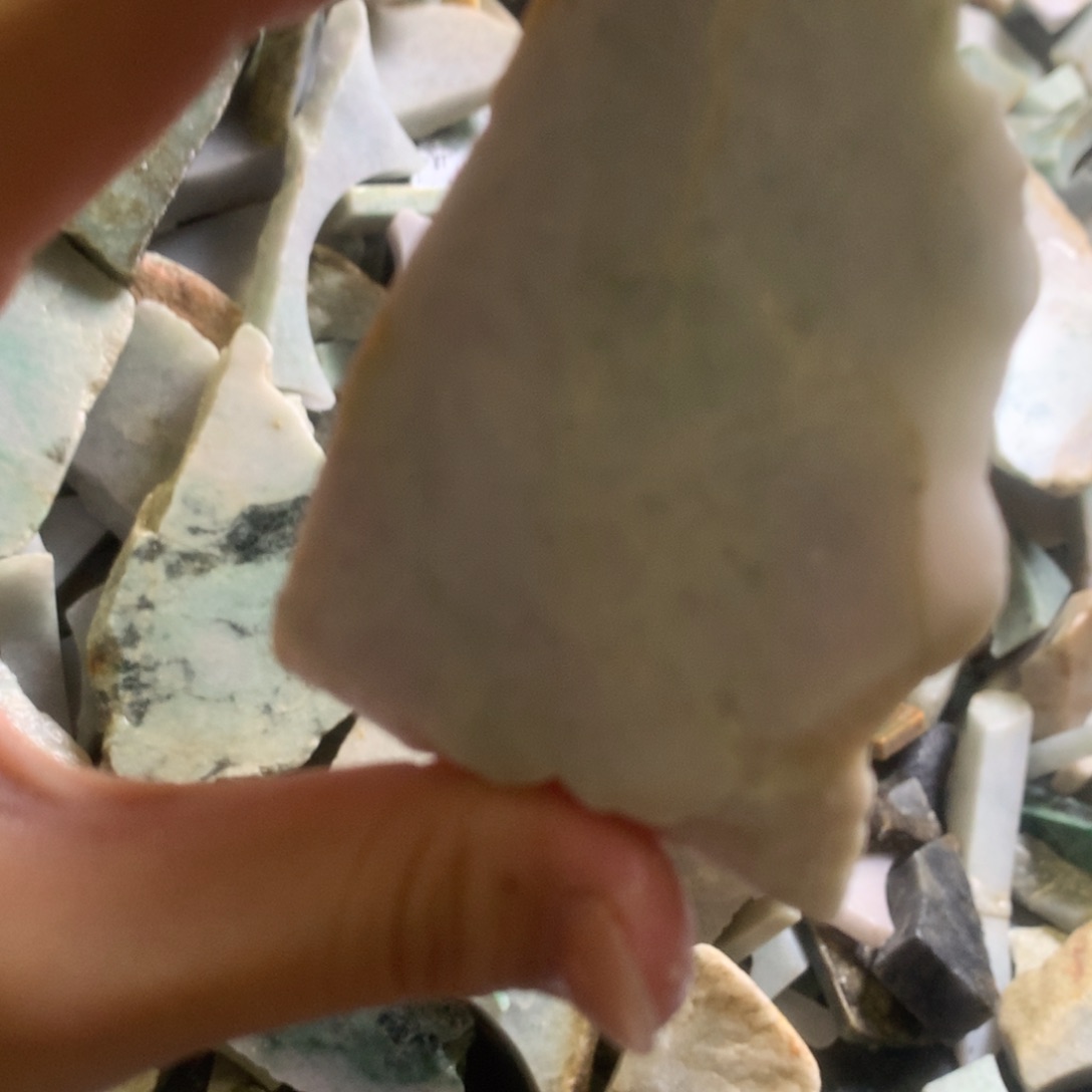 翡翠颈饰未镶嵌缅甸翡翠