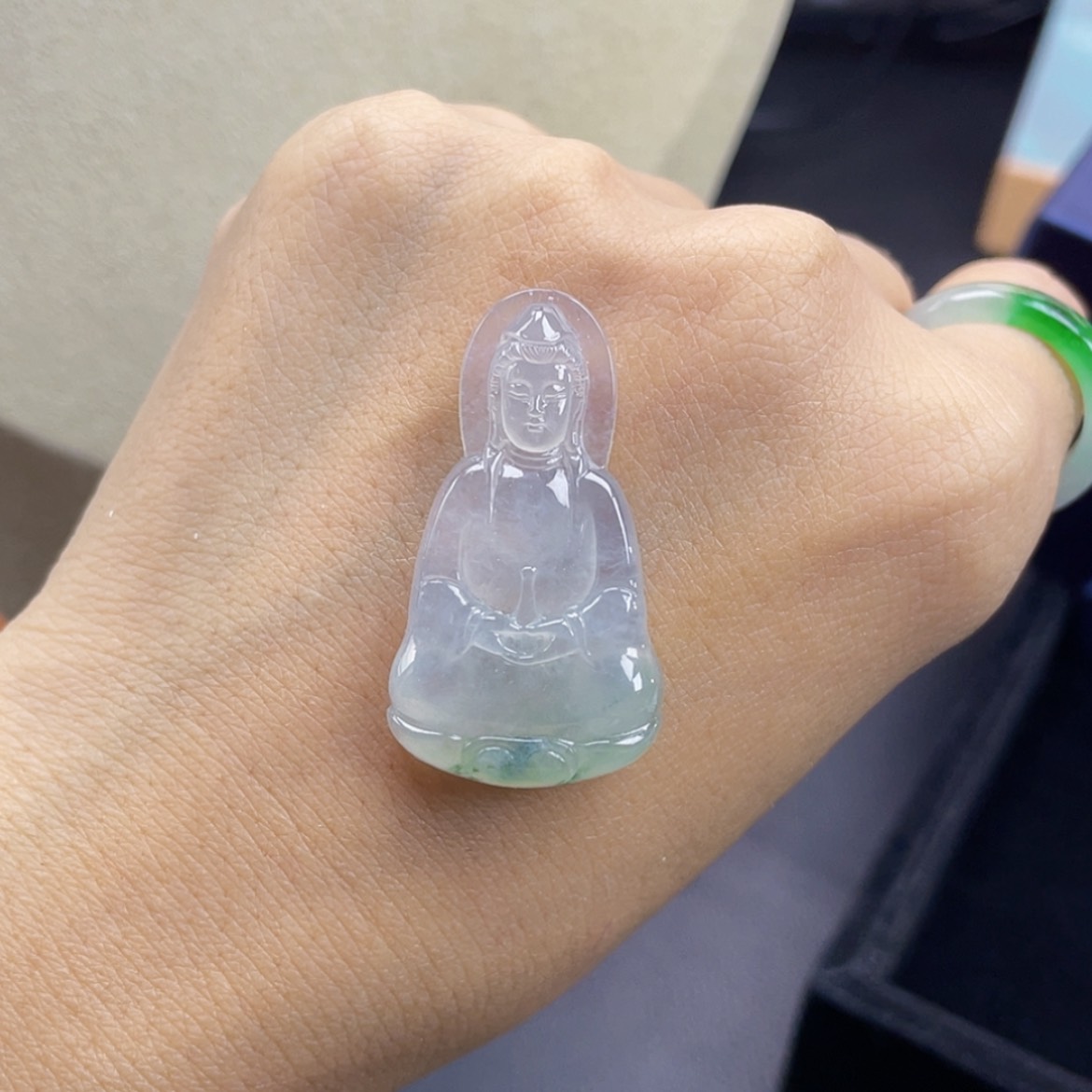 【闪购商品】翡翠颈饰未镶嵌20号 素衣