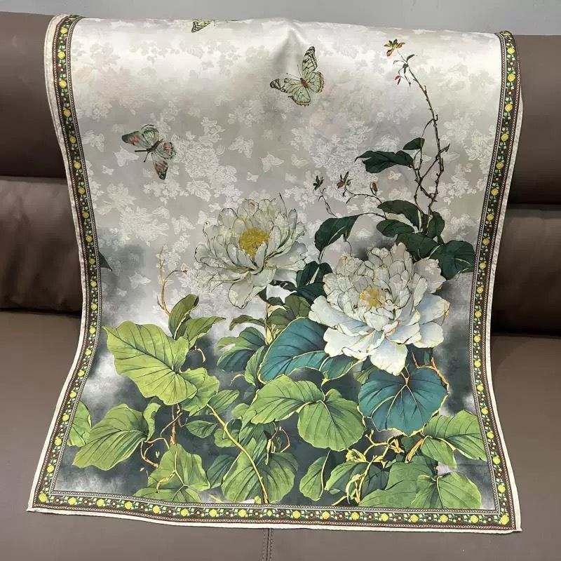 X2-343 花香蝶舞 180*70左右 围巾