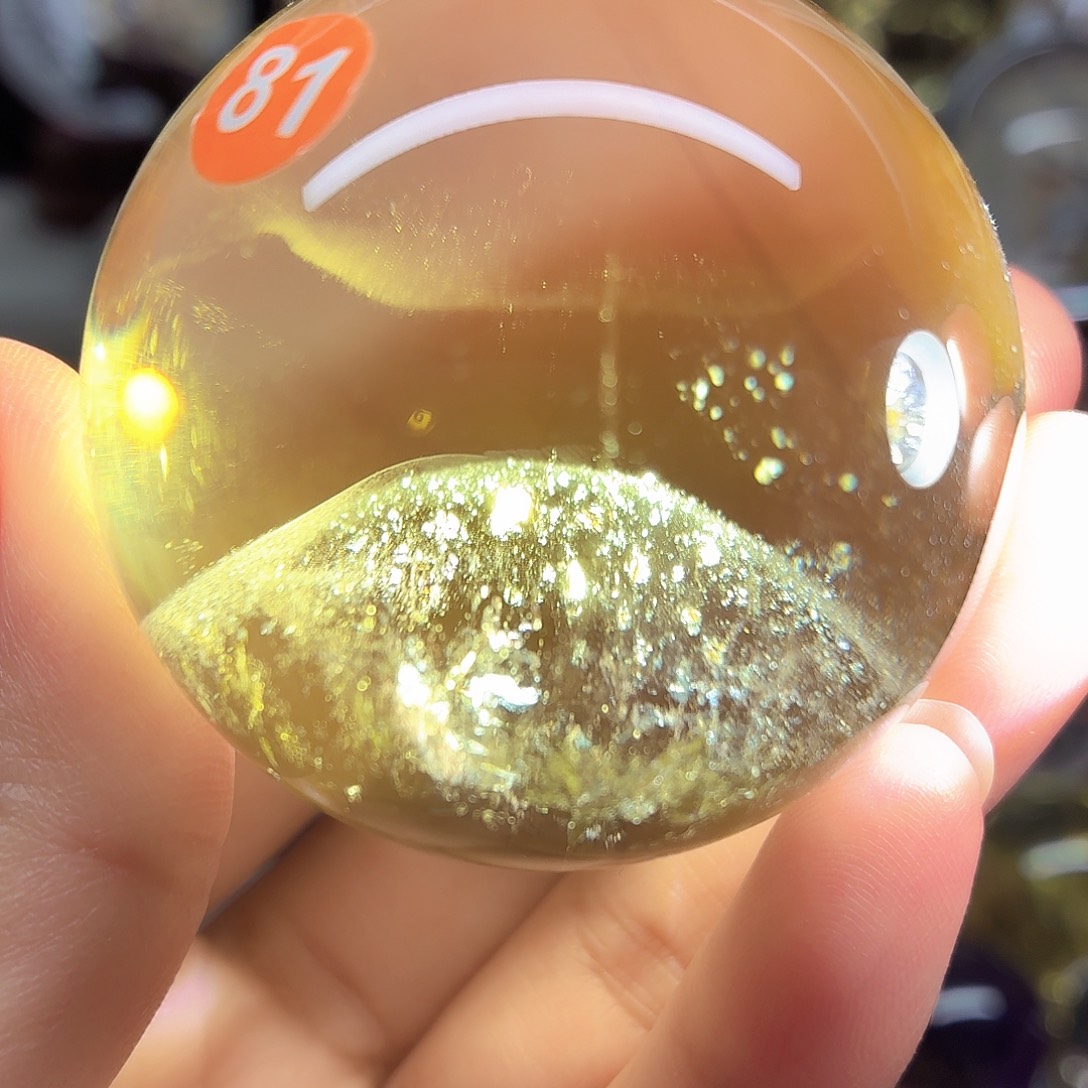 珠宝半成品水晶未镶嵌黄水晶5意境山A81