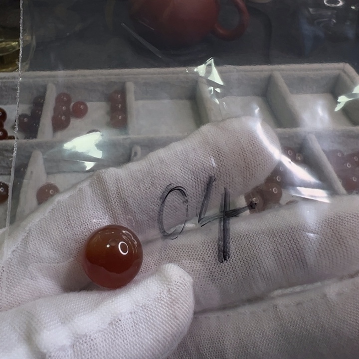 南红玛瑙未镶嵌配饰04号14mm