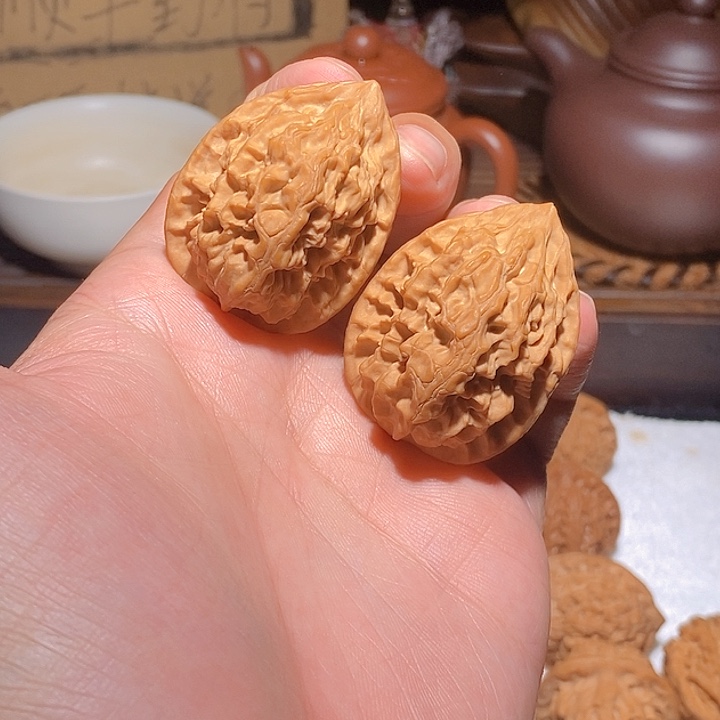 文玩核桃手把件朱雀