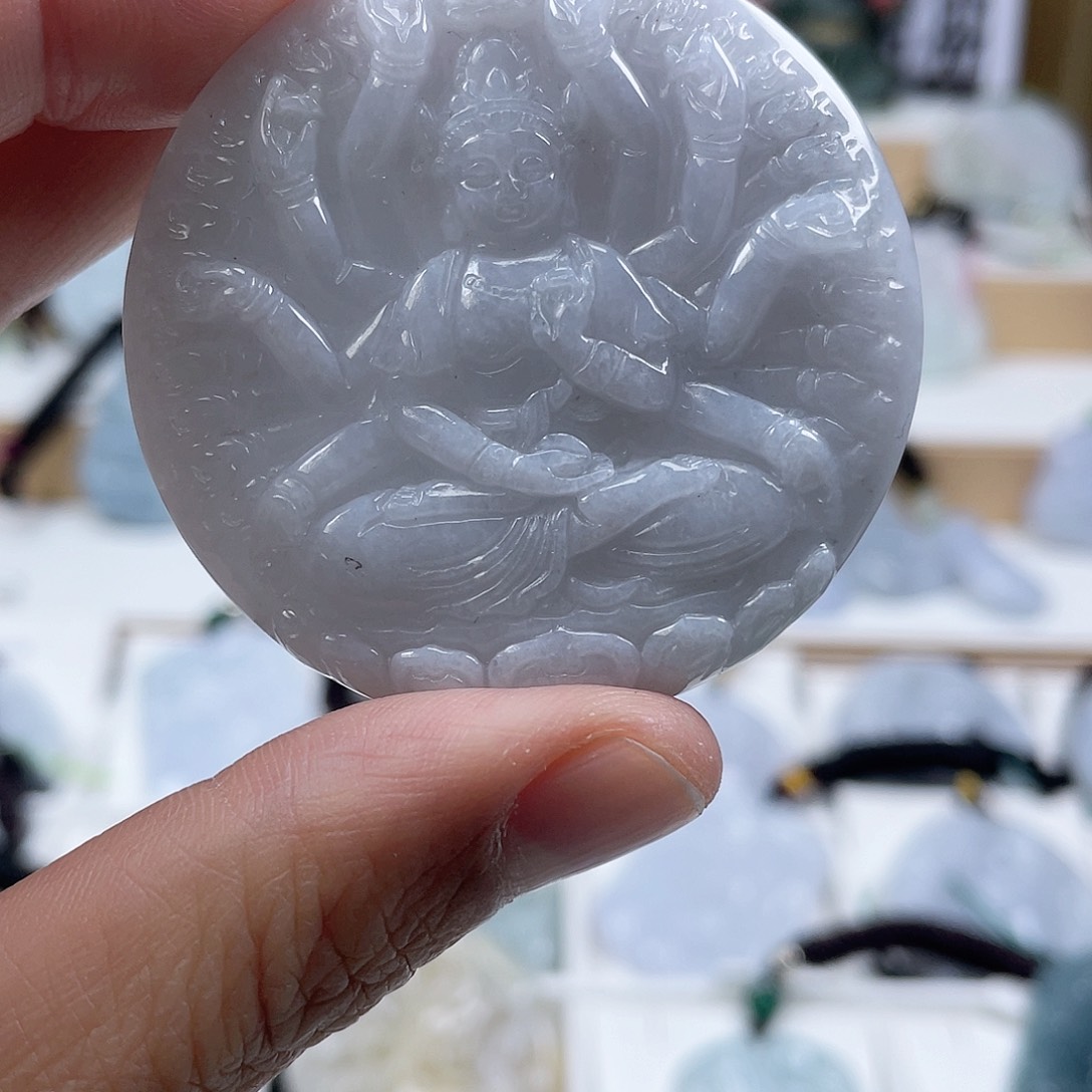 翡翠颈饰未镶嵌0932挂件