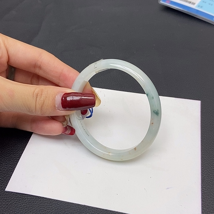 翡翠手镯未镶嵌53-53贵妃