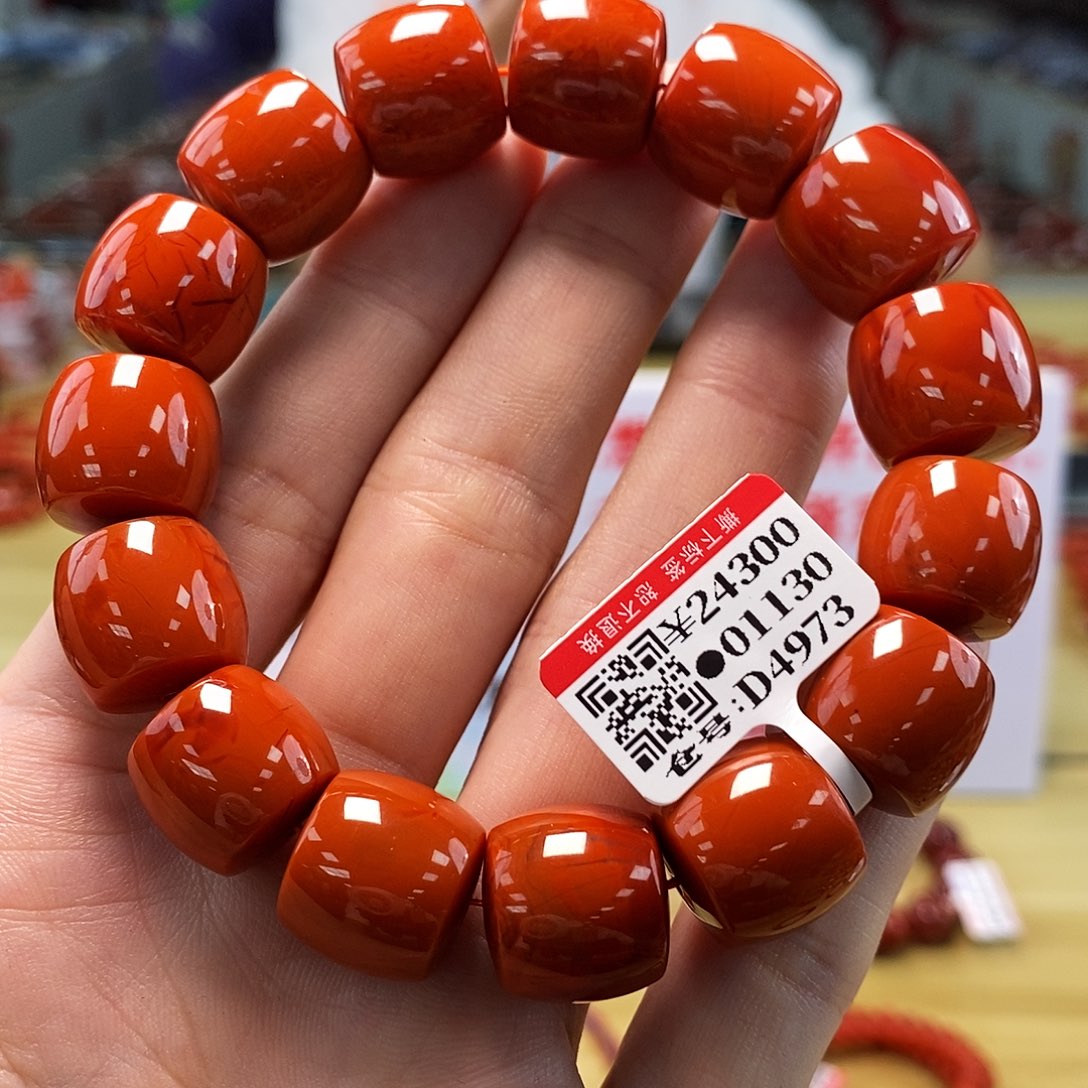 南红玛瑙14mm  多样性发一未镶嵌