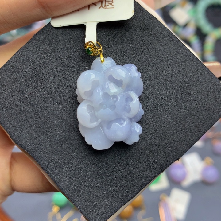 翡翠手链18K金镶嵌翡翠