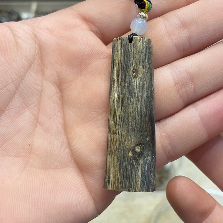 沉香吊坠奇楠挂件红油老料