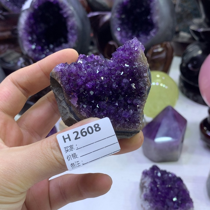 水晶紫水晶未镶嵌2608