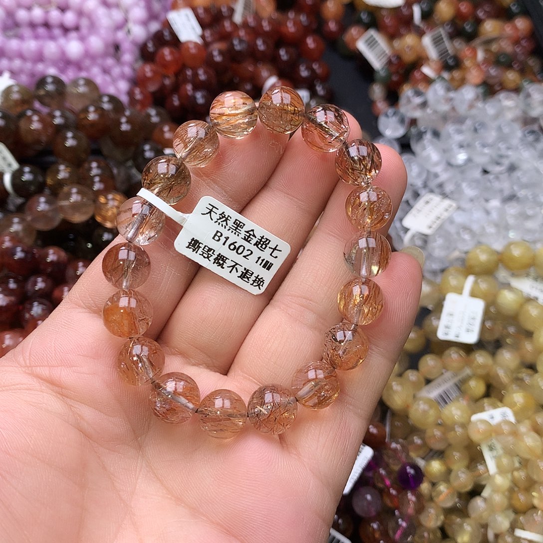 未镶嵌水晶手链，，
