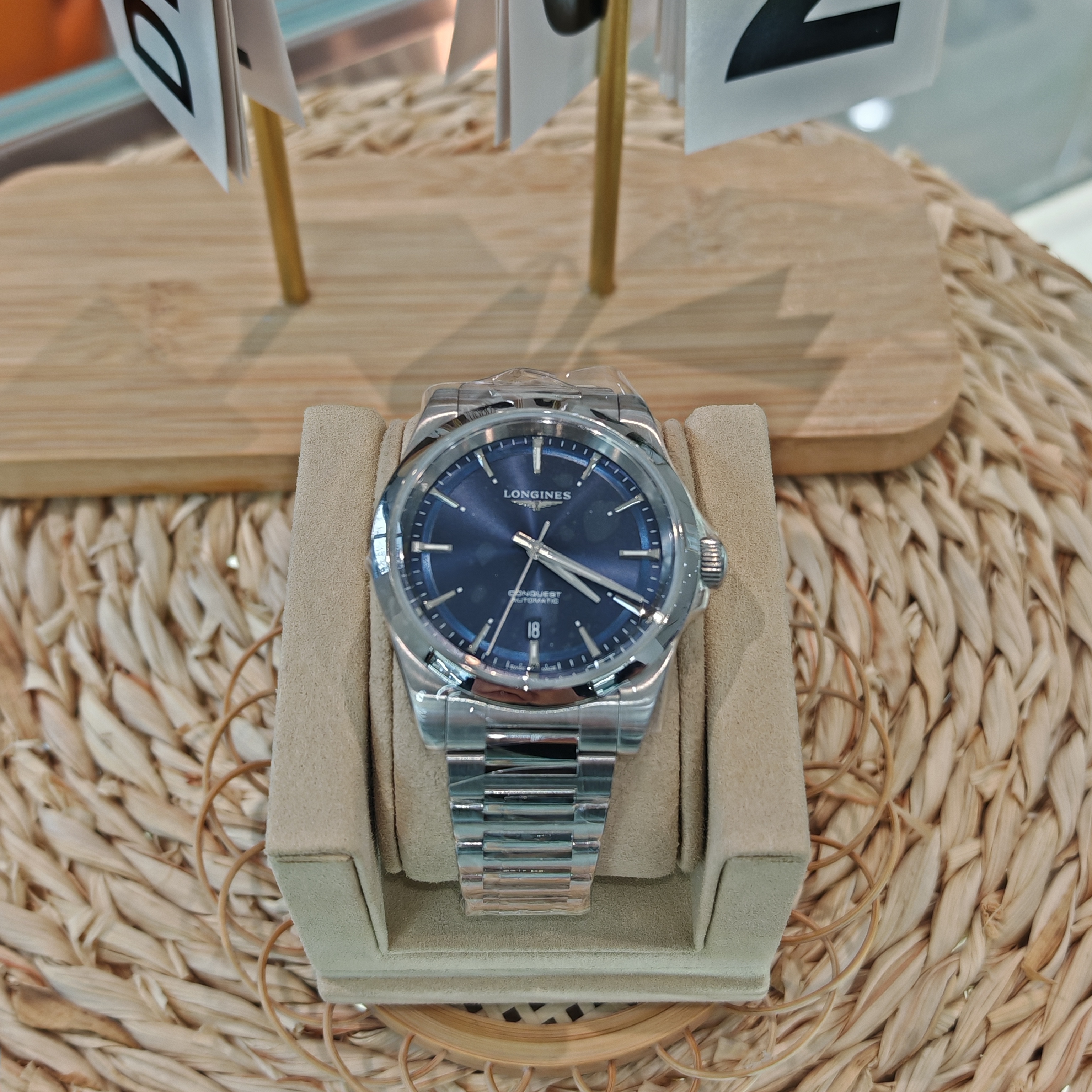 99新 Longines/浪琴 康卡斯系列 自动机械 精钢 41mm 24全