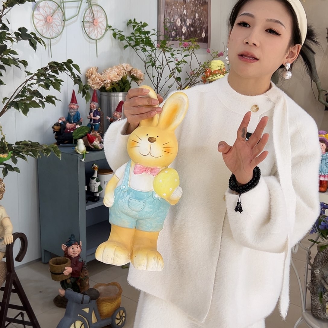 花园摆件红红火火