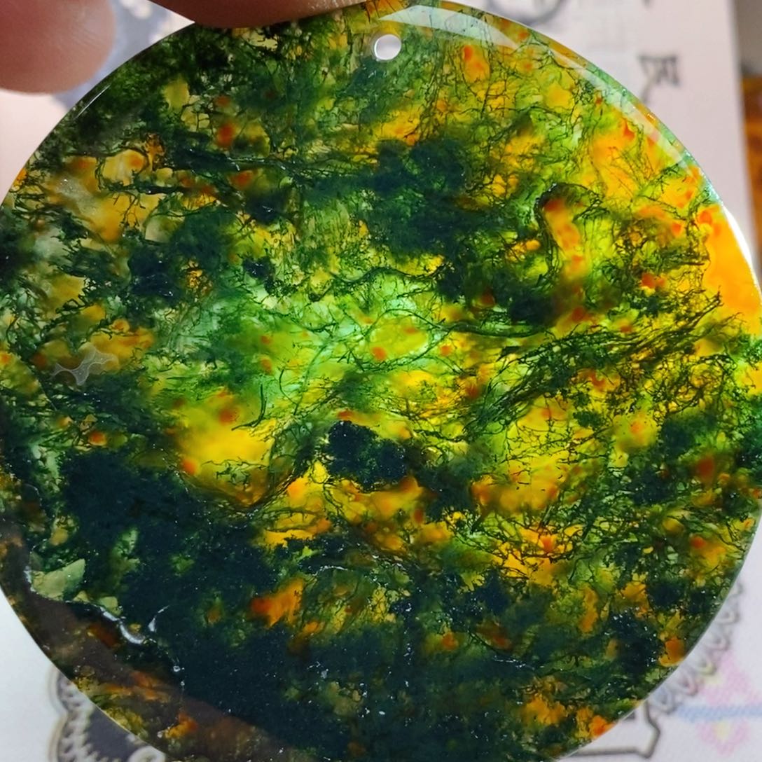 风***月玛瑙/玉髓未镶嵌颈饰